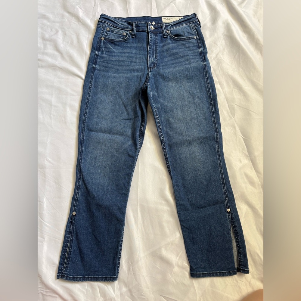 rag & bone Nina High Rise Ankle Flare Jeans